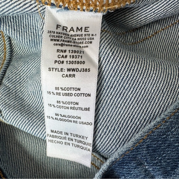 Frame Denim Workwear Carr Double Knee carpenter cargo jeans C - Picture 8 of 9